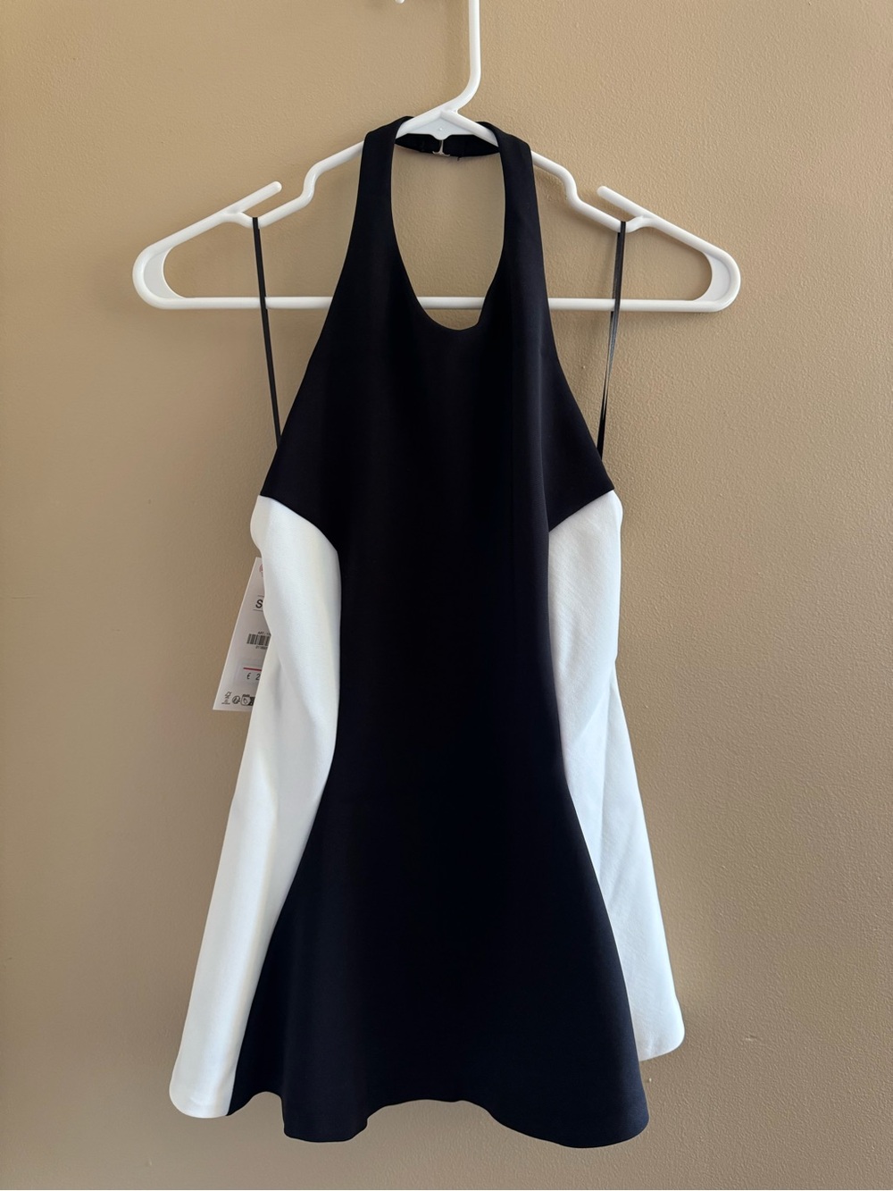 Zara Contrast Halter Top